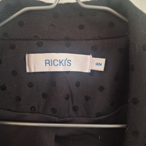 🧡 2 for 35$ Super Cute Ricki Blazer black on black polkadot - Picture 2 of 3